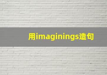 用imaginings造句