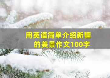 用英语简单介绍新疆的美景作文100字