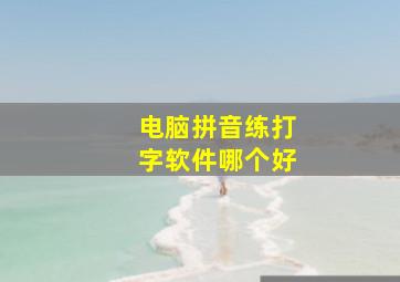 电脑拼音练打字软件哪个好