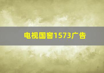 电视国窖1573广告