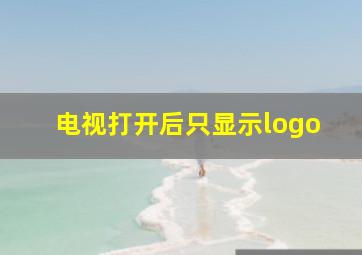 电视打开后只显示logo