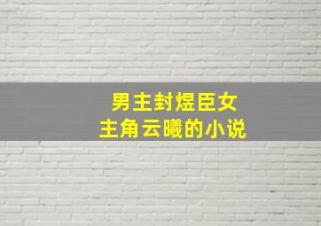 男主封煜臣女主角云曦的小说