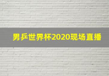 男乒世界杯2020现场直播