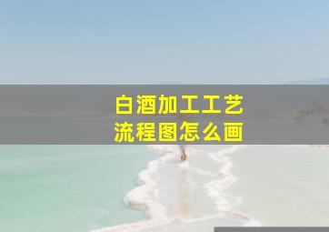 白酒加工工艺流程图怎么画