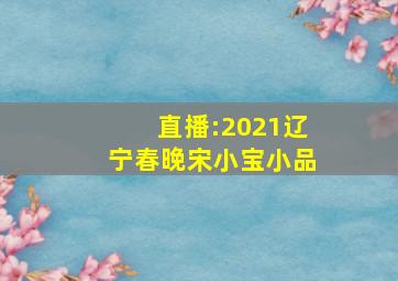 直播:2021辽宁春晚宋小宝小品