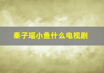 秦子瑶小鱼什么电视剧