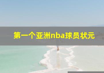 第一个亚洲nba球员状元