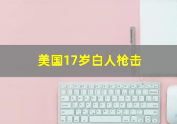 美国17岁白人枪击