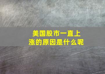 美国股市一直上涨的原因是什么呢