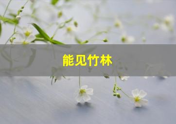 能见竹林