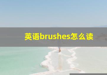 英语brushes怎么读