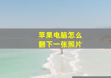 苹果电脑怎么翻下一张照片