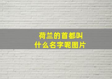 荷兰的首都叫什么名字呢图片