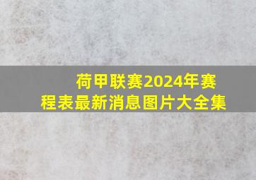 荷甲联赛2024年赛程表最新消息图片大全集