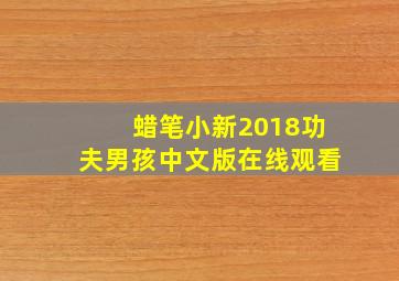 蜡笔小新2018功夫男孩中文版在线观看