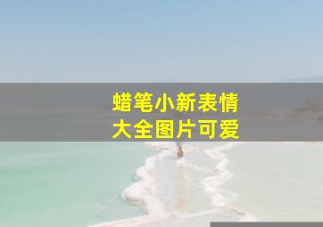 蜡笔小新表情大全图片可爱