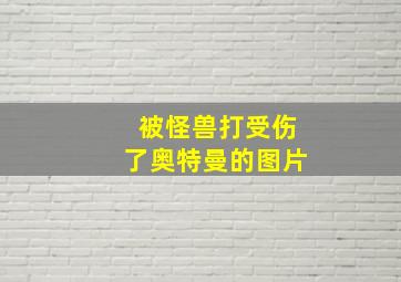 被怪兽打受伤了奥特曼的图片