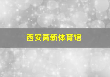 西安高新体育馆