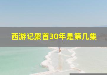 西游记聚首30年是第几集