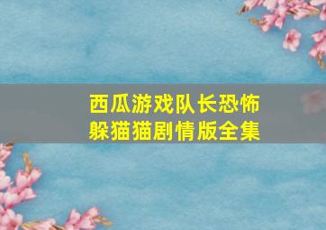 西瓜游戏队长恐怖躲猫猫剧情版全集