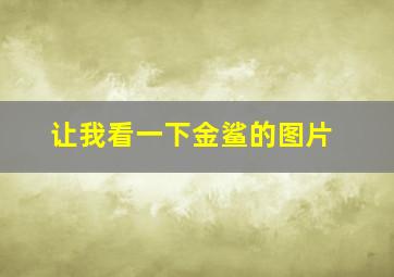 让我看一下金鲨的图片