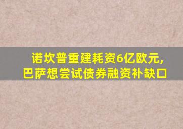 诺坎普重建耗资6亿欧元,巴萨想尝试债券融资补缺口