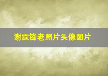 谢霆锋老照片头像图片