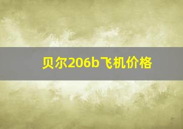 贝尔206b飞机价格