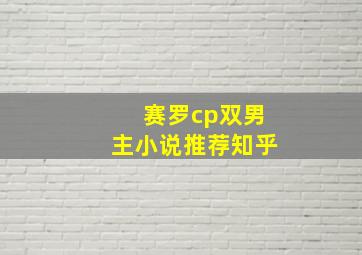 赛罗cp双男主小说推荐知乎