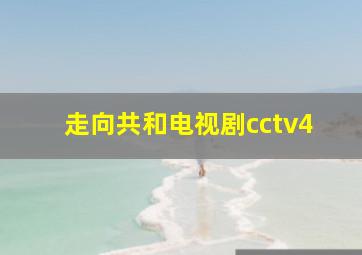 走向共和电视剧cctv4