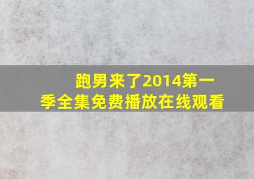 跑男来了2014第一季全集免费播放在线观看