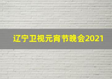 辽宁卫视元宵节晚会2021