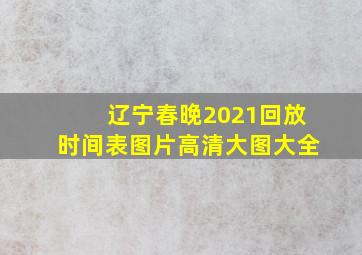 辽宁春晚2021回放时间表图片高清大图大全