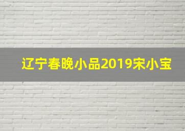 辽宁春晚小品2019宋小宝