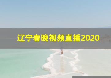 辽宁春晚视频直播2020