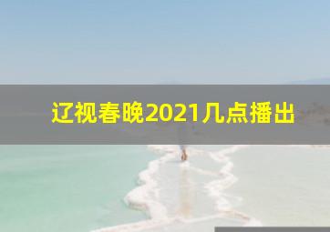 辽视春晚2021几点播出