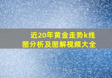 近20年黄金走势k线图分析及图解视频大全