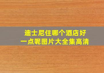 迪士尼住哪个酒店好一点呢图片大全集高清