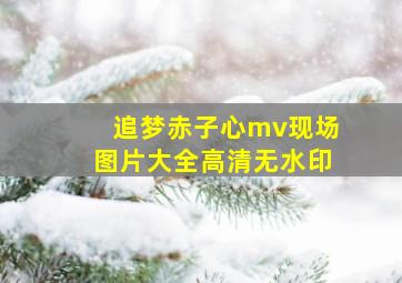 追梦赤子心mv现场图片大全高清无水印