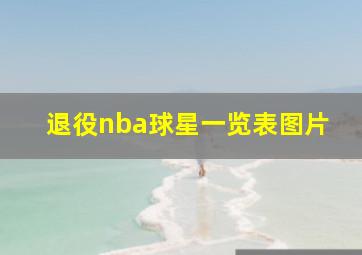 退役nba球星一览表图片