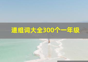 道组词大全300个一年级