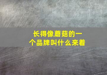 长得像蘑菇的一个品牌叫什么来着