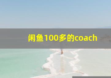 闲鱼100多的coach