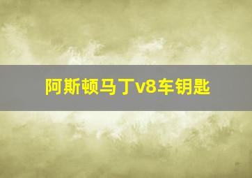 阿斯顿马丁v8车钥匙