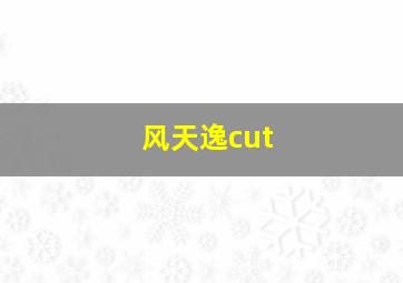 风天逸cut