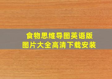 食物思维导图英语版图片大全高清下载安装