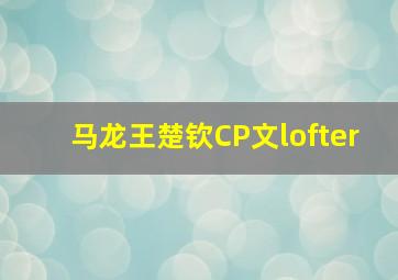 马龙王楚钦CP文lofter