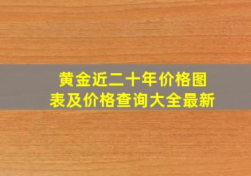 黄金近二十年价格图表及价格查询大全最新