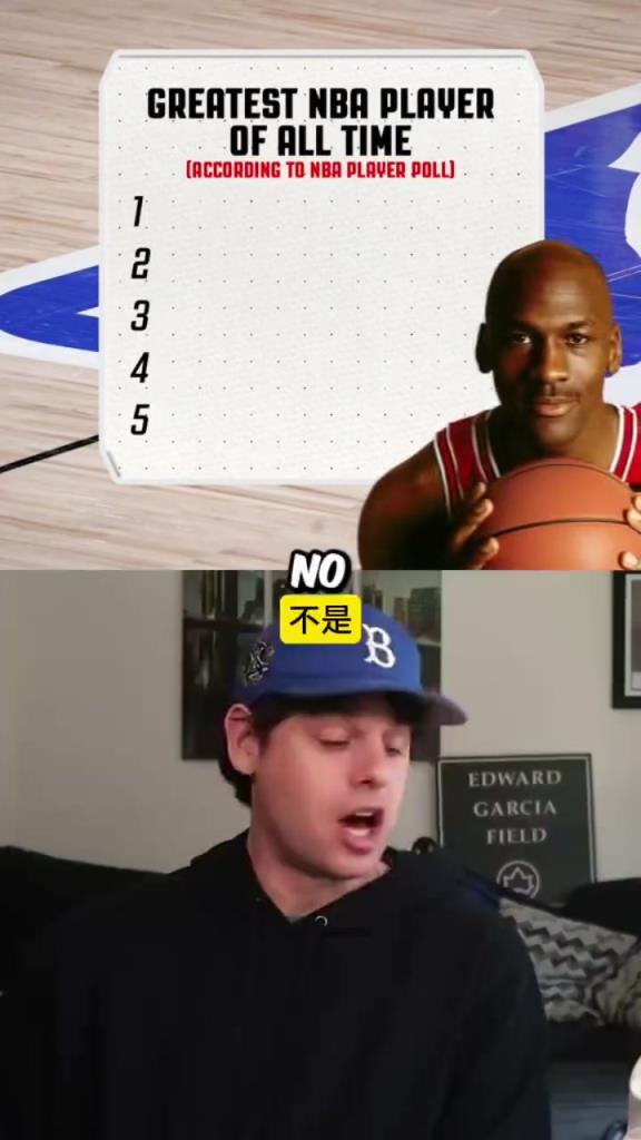 133名NBA球员投票选GOAT，老詹略输乔丹排第二，科比第三库里第四