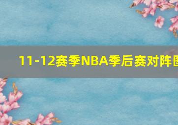 11-12赛季NBA季后赛对阵图